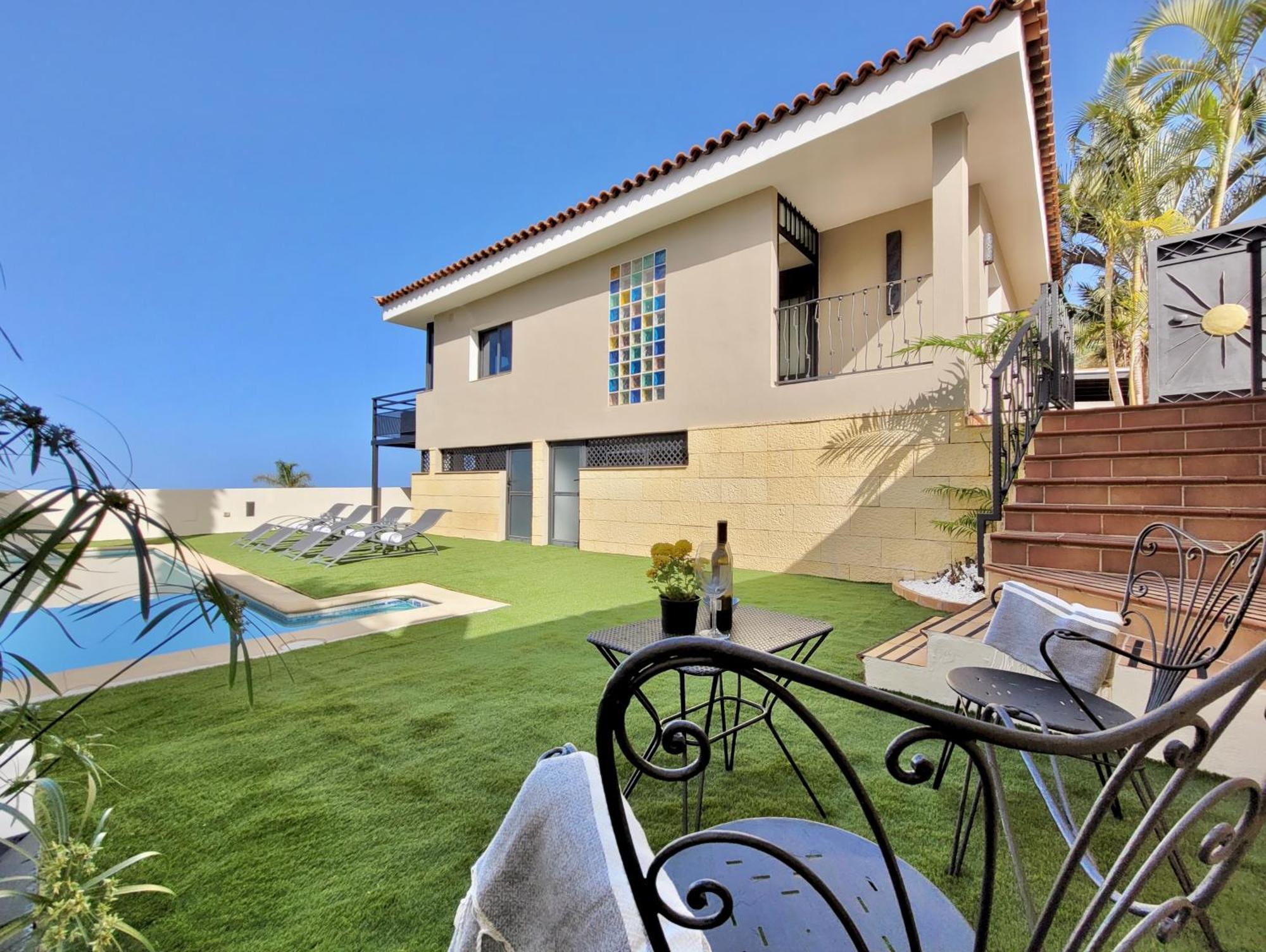 Villa Miya Del Sol Heated Pool La Orotava Exterior foto